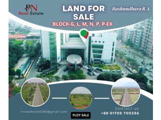 Land For Sale, Block, L-M-N-P, Bashundhara R/A