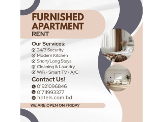 Modern Furnished 1-Room Studio Apartment for Rent – Bashundhara R/A