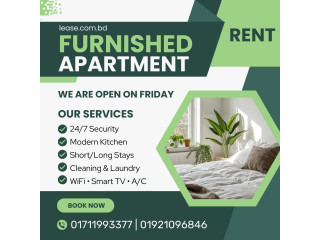 Furnished 2-Room Serviced Apartment 375sqft Bashundhara