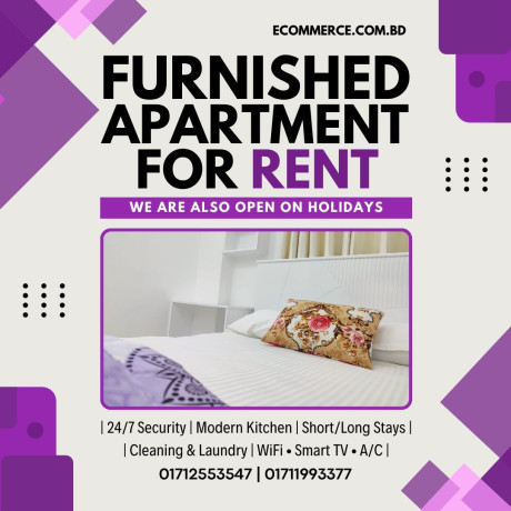 1bhk-furnished-serviced-apartment-for-rent-in-bashundhara-ra-big-0