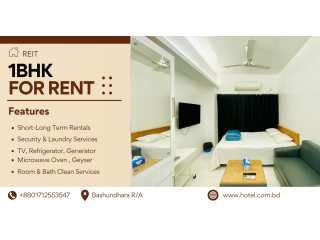 Fully Furnished Services 1BHK (375 Sq ft) for Rent