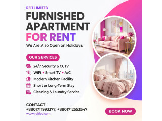 Fully Furnished 3 Bedroom Apartment for Rent in Bashundhara