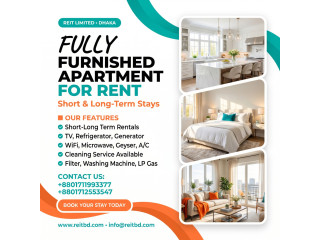 3 Bed Furnished Apartment for Rent Bashundhara Dhaka