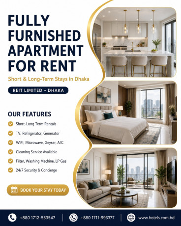 premium-1bhk-serviced-flat-in-bashundhara-ra-big-0