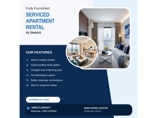 Fully Furnished 2-Bed Apartment for Rent in Bashundhara