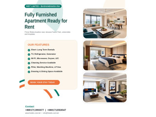 Premium 1BHK Service Apartment in Bashundhara R/A!