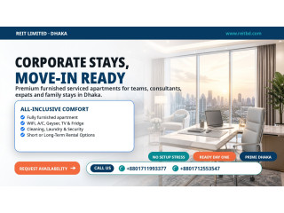 Luxury Living in Dhaka! Fully Furnished 2-BHK Serviced Apartment for Rent in Bashundhara R/A