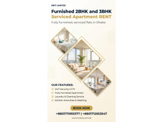 Stylish Fully Furnished Services 3BHK Apartment
