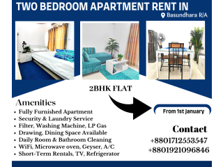 Two Bedroom Furnished Serviced Apartment RENT.